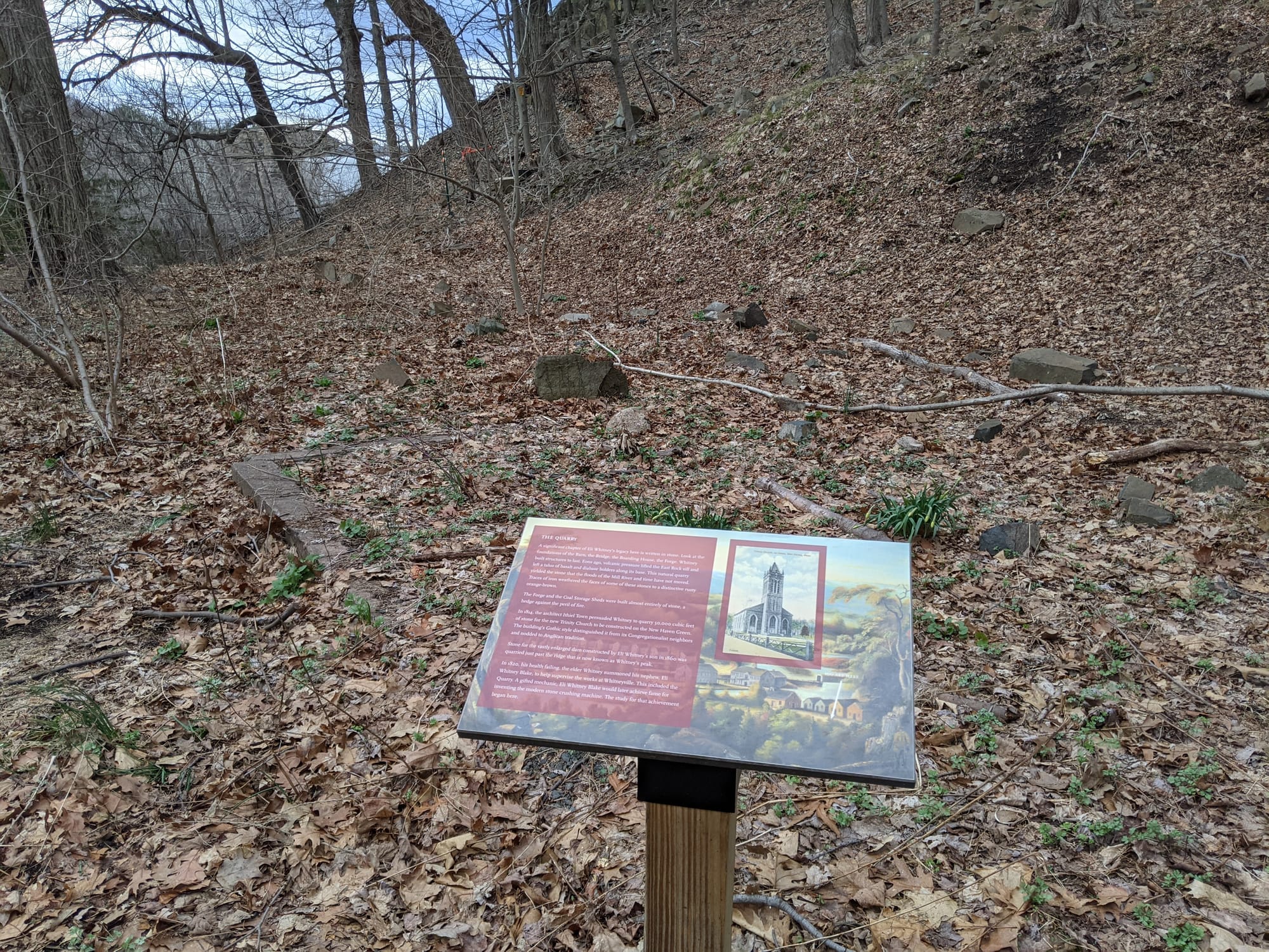 The Coal Shed, photographed on the trail