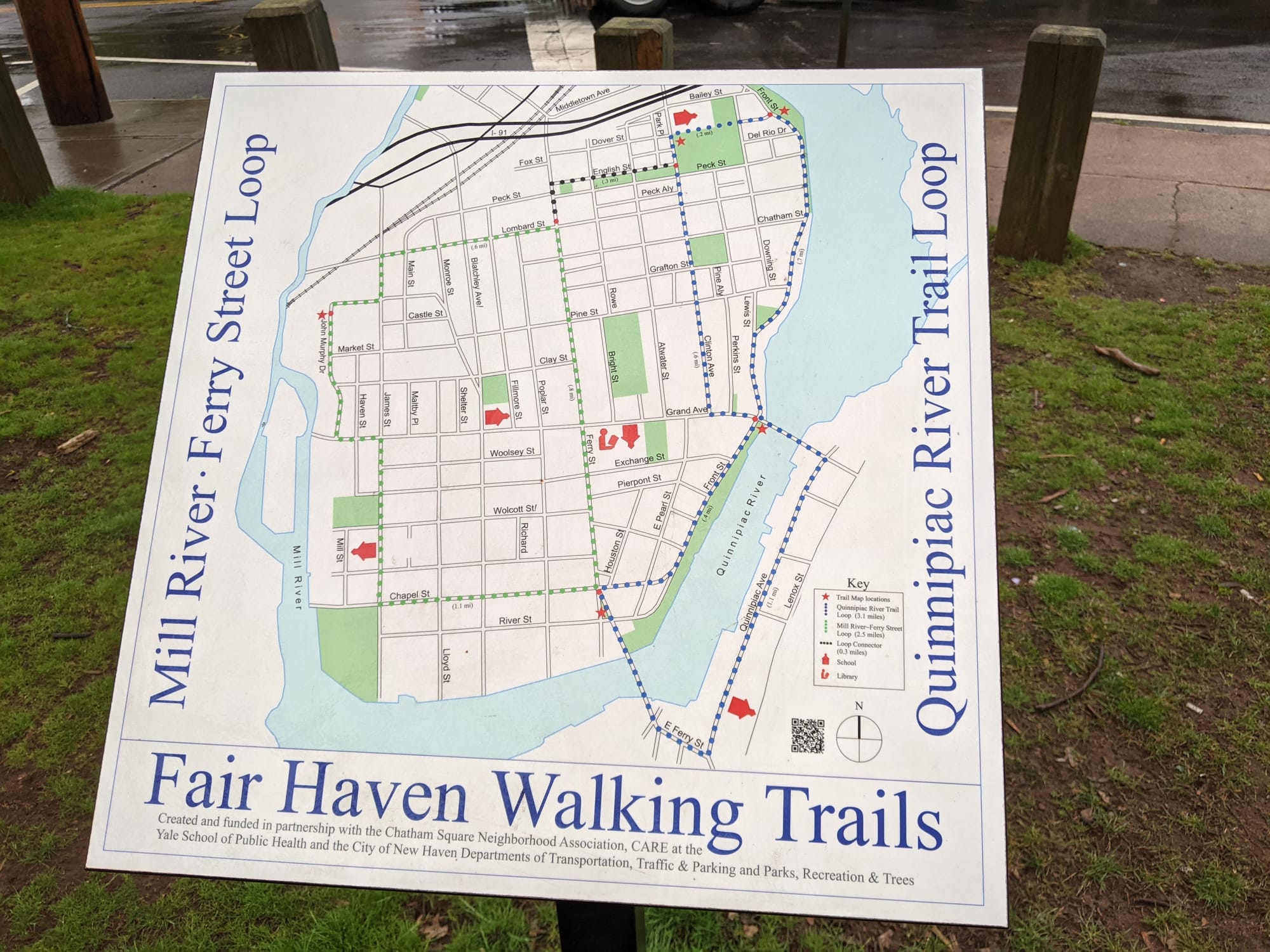 Fair Haven Walking Trails, photographed on the trail