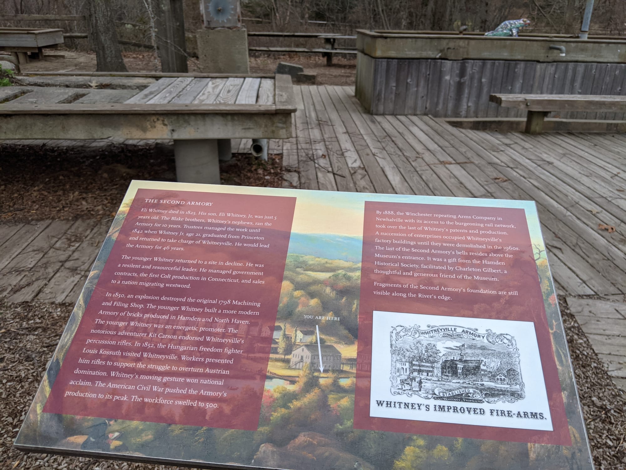The Second Armory, photographed on the trail