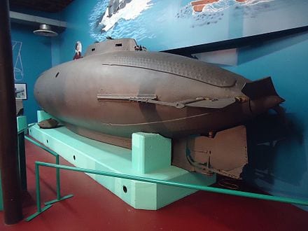 The submarine is on permanent display at the Paterson Museum in Paterson, New Jersey.